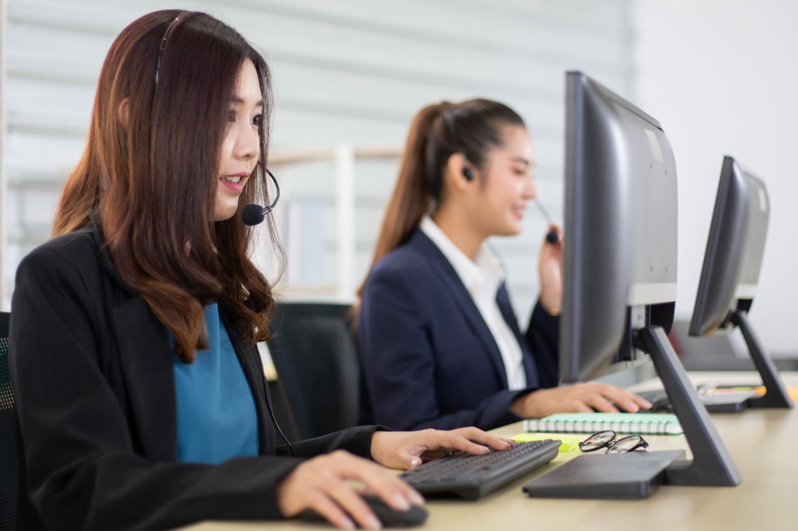 virtual assistants at work - real estate BPO services